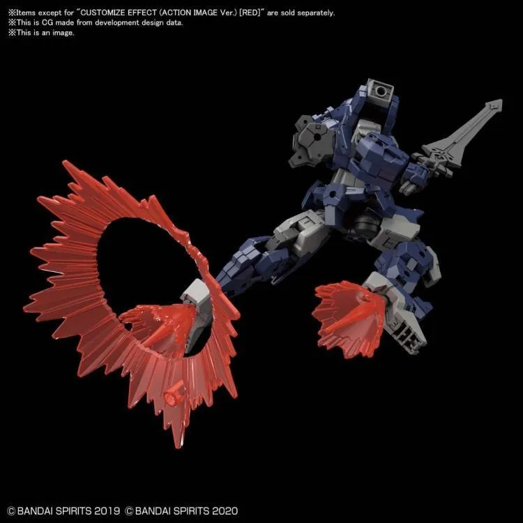 #08 Action Image Ver. (Red) "30 Minute Missions" Bandai Spirits Customize Effect