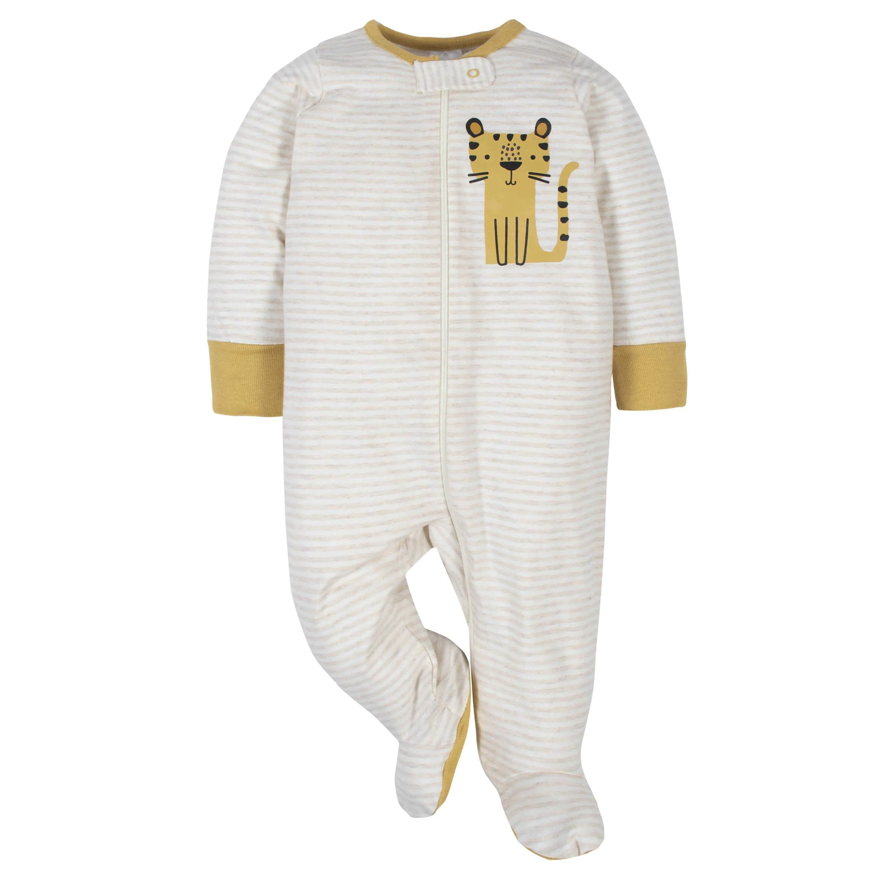 18-Piece Baby Boys Tiger Sleep 'N Play, Onesies® Bodysuit, and Burpcloth Set