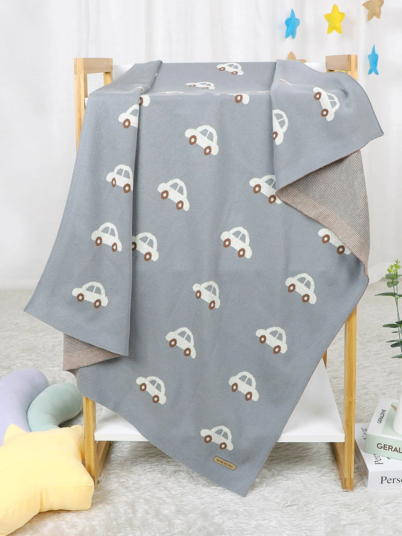 1pc Car Pattern Baby Swaddling Blanket