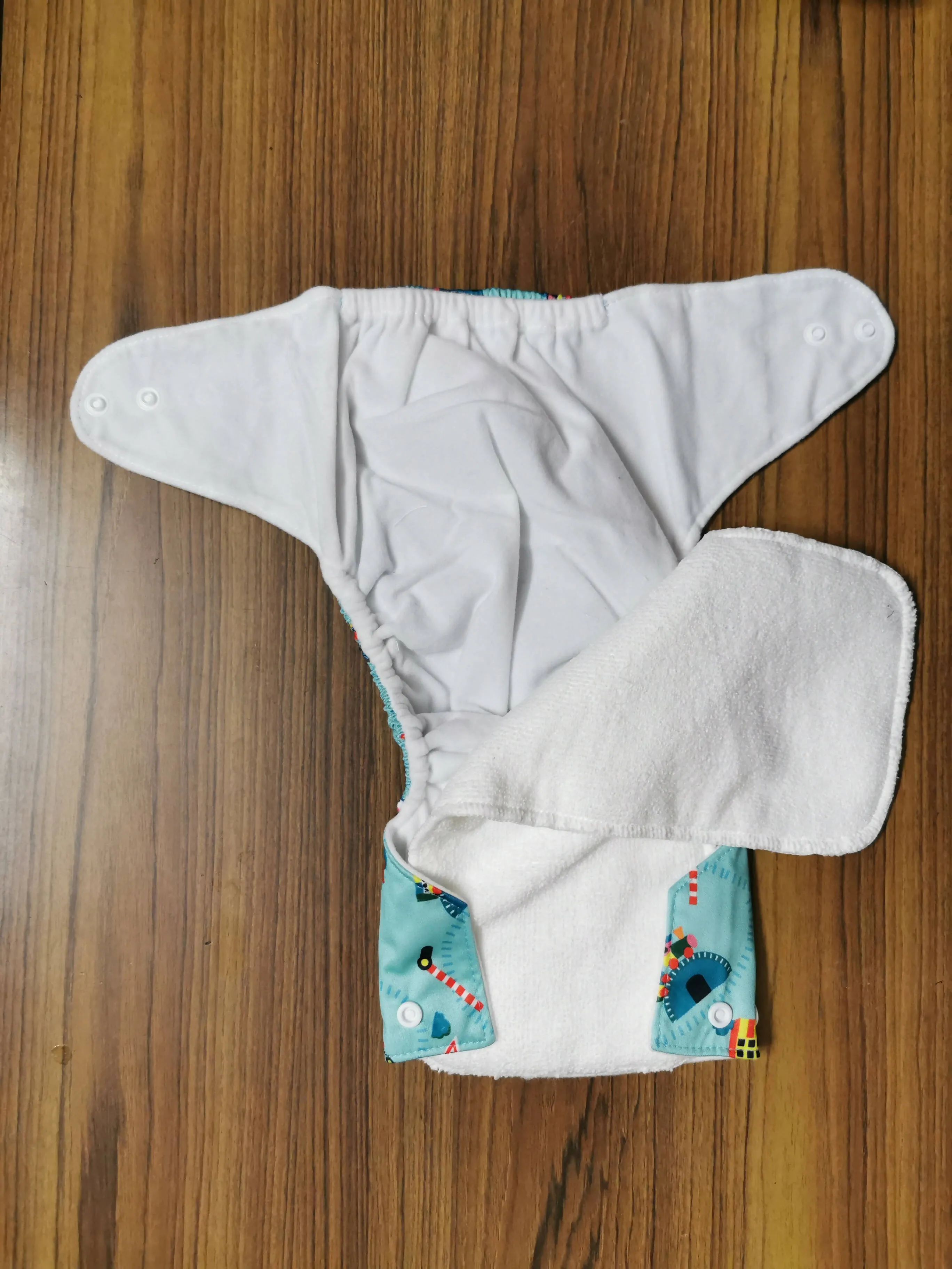 1st STEP Size Free size Adjustable, Washable and Reusable Diaper with Diaper Liner (Green)