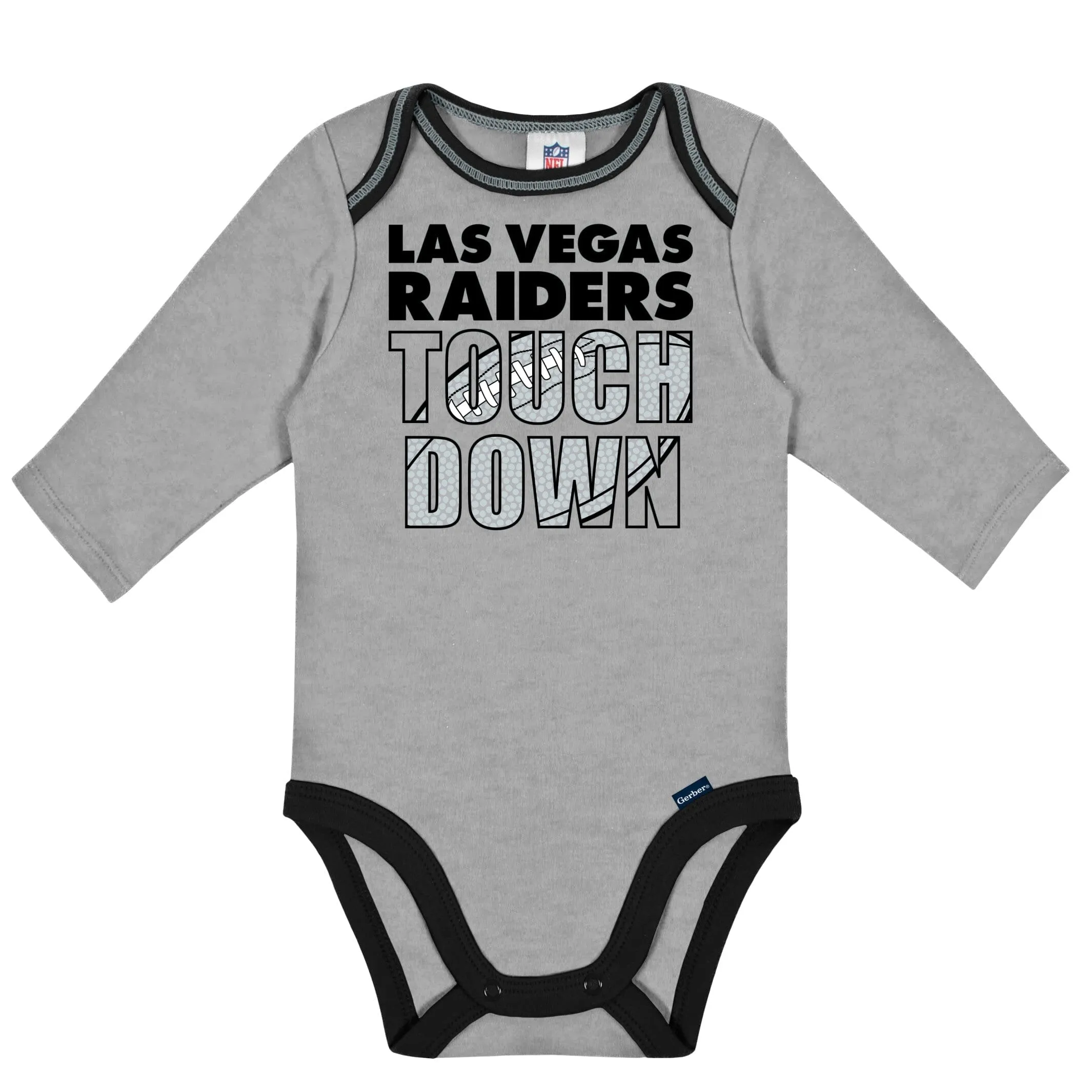 2-Pack Baby Boys Raiders Long Sleeve Bodysuits