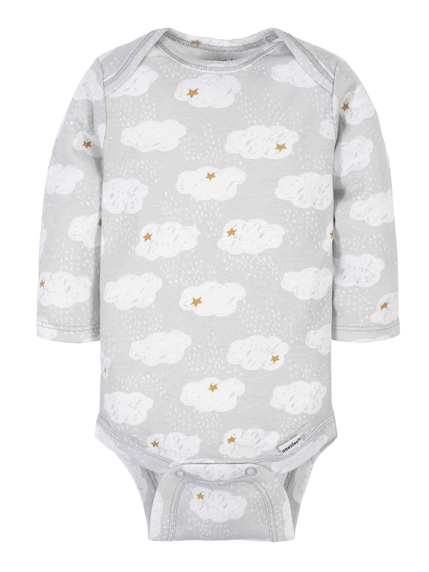 2-Pack Baby Neutral Sheep Long Sleeve Onesies® Bodysuits