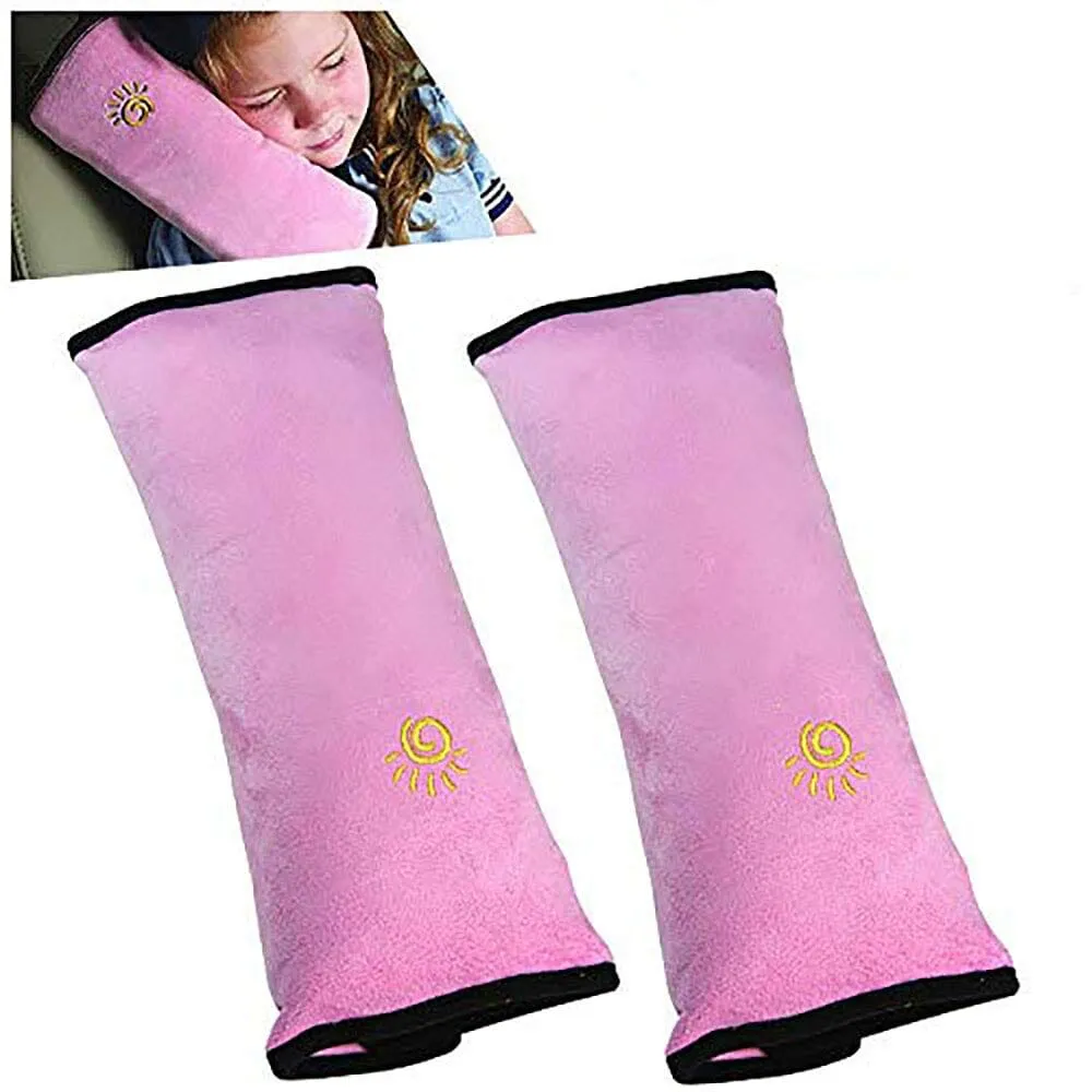 2-Pack: Car Seat Pillow Neck Rest for Kids