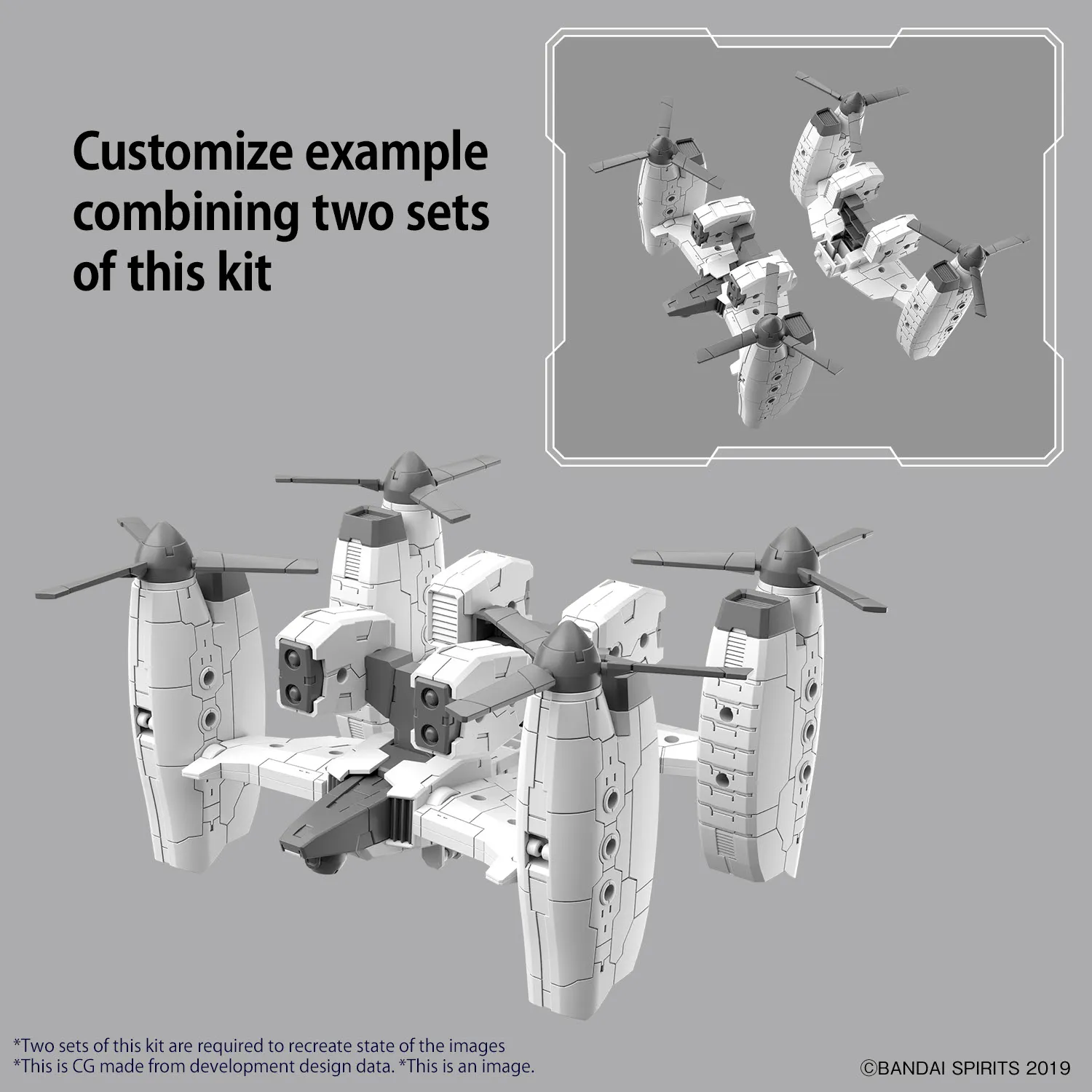 30 Minutes Missions - Extended Armament Vehicle (Tilt-Rotor Version)