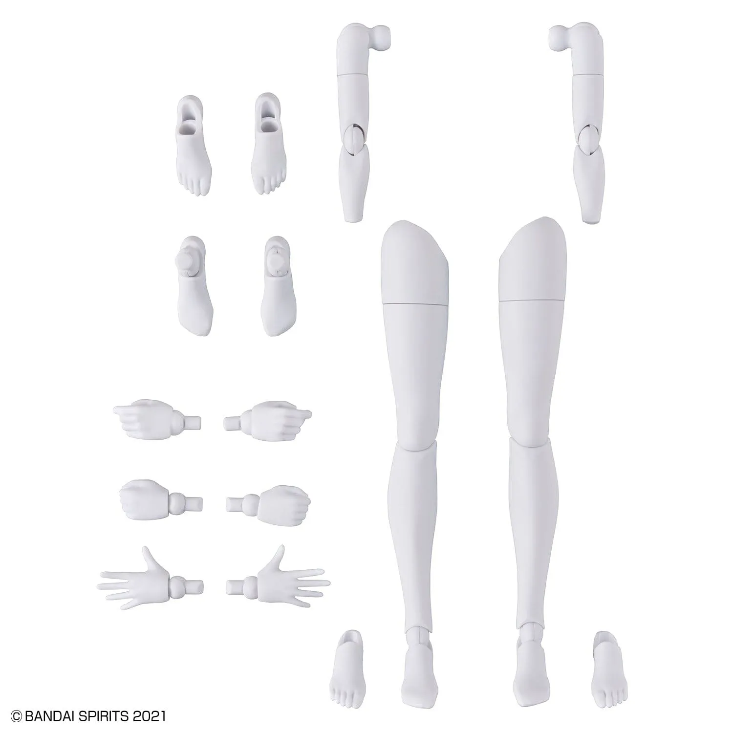 30 Minutes Sisters Option Body Parts Arm & Leg Parts (White and Black)