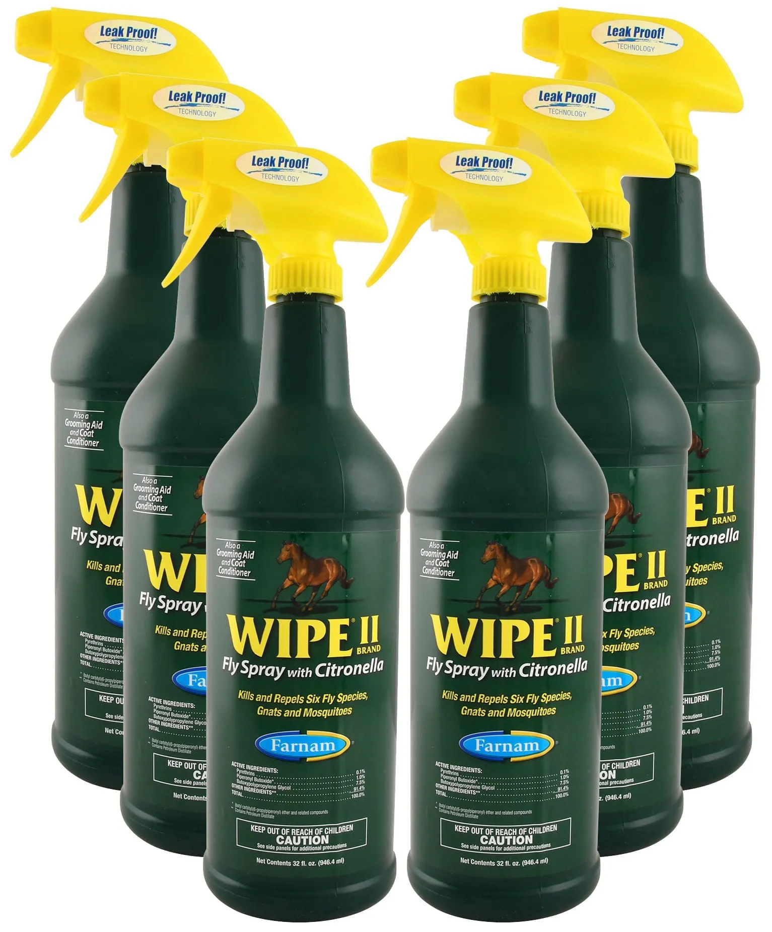 32 oz Wipe II Citronella RTU, 6 pack