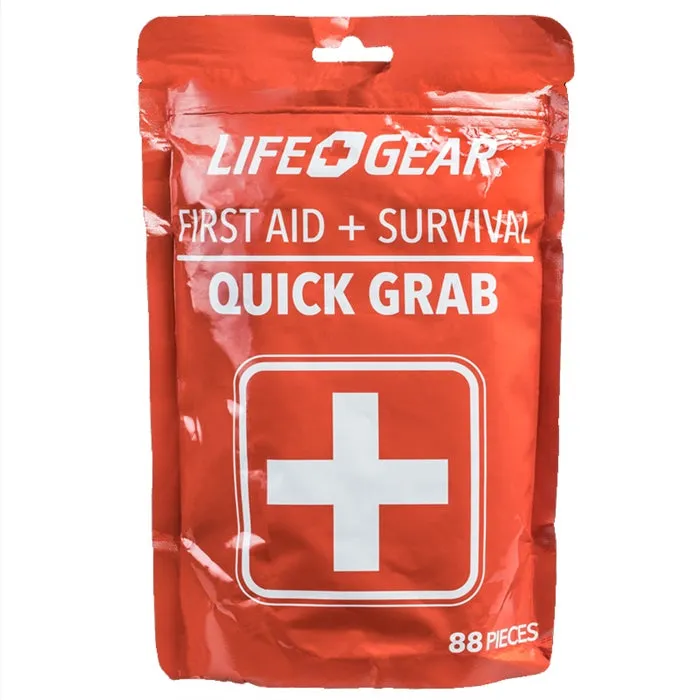 88pc Quick First Aid / Survival Kit