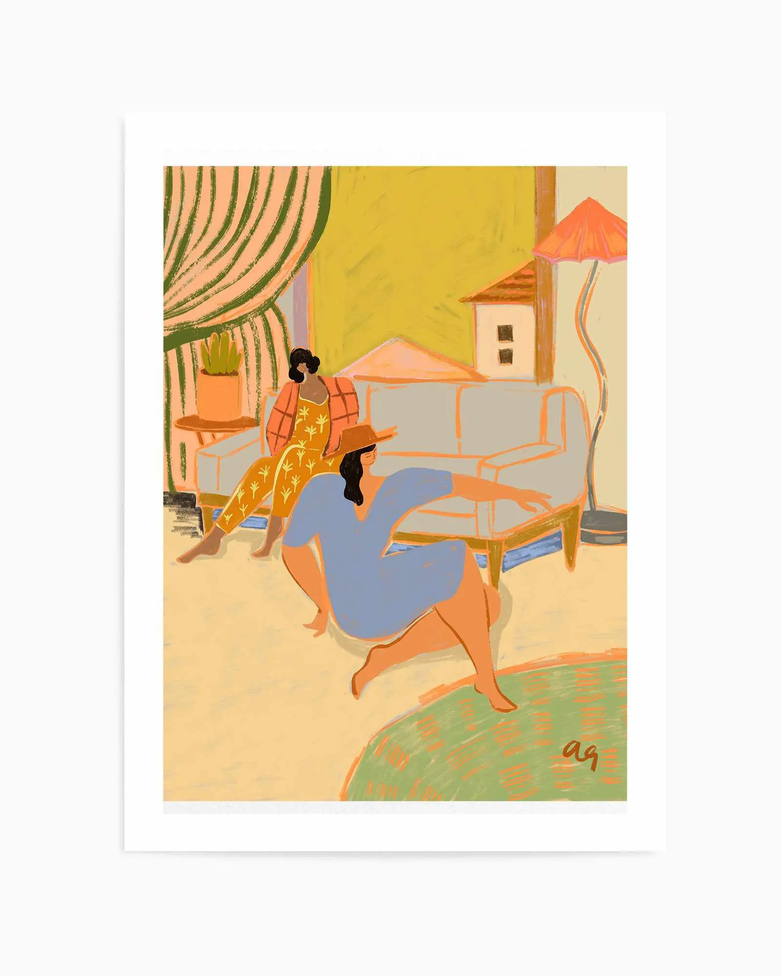 A Day At Home by Arty Guava | Art Print