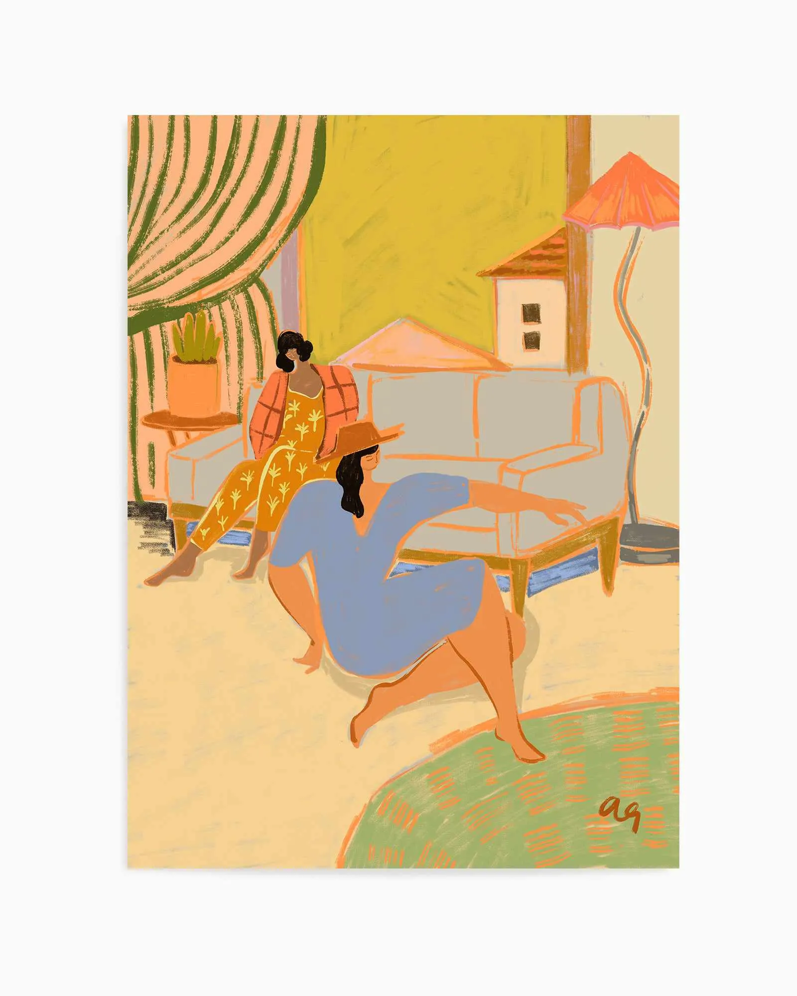 A Day At Home by Arty Guava | Art Print