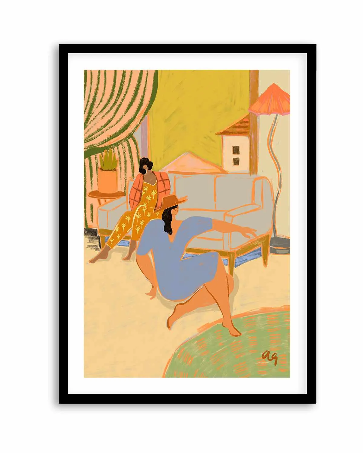 A Day At Home by Arty Guava | Art Print