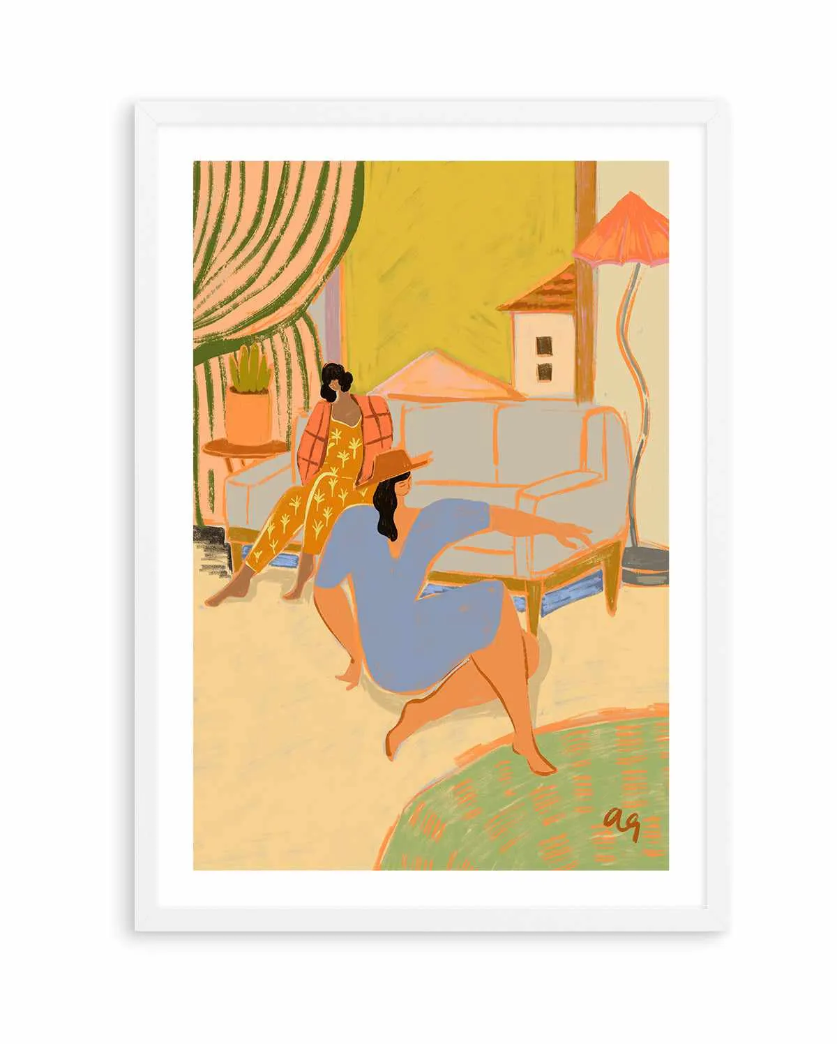 A Day At Home by Arty Guava | Art Print