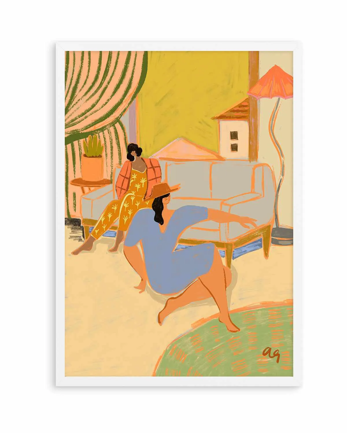 A Day At Home by Arty Guava | Art Print