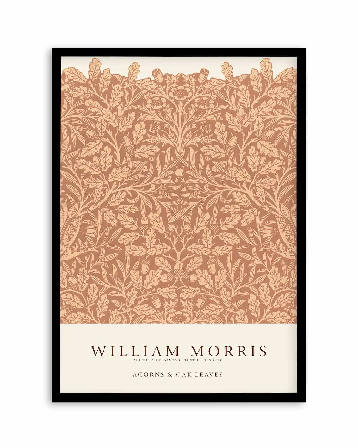 Acorns & Oak Leaves by William Morris Art Print