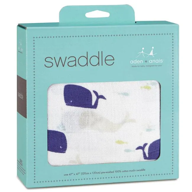 Aden & Anais Single Classic Swaddle - High Sea