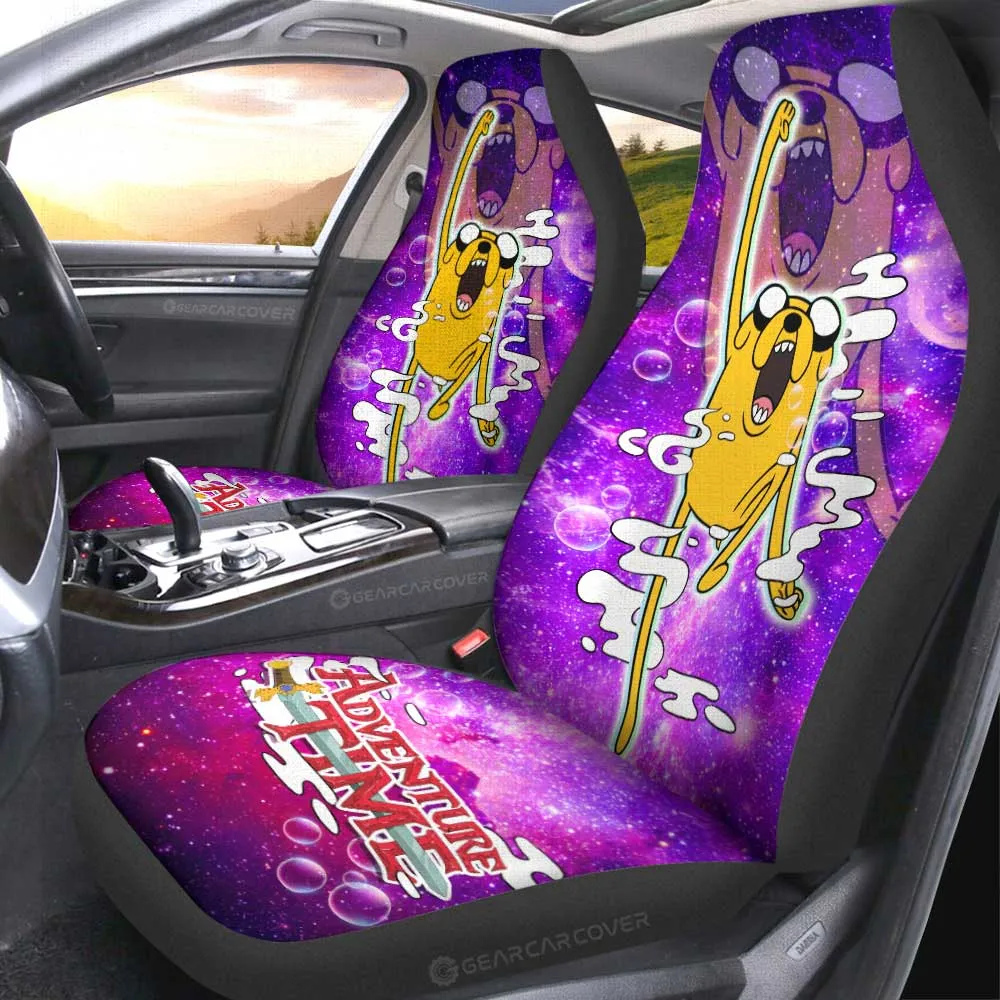 Adventure Time Jake Galaxy Car Seat Covers Custom