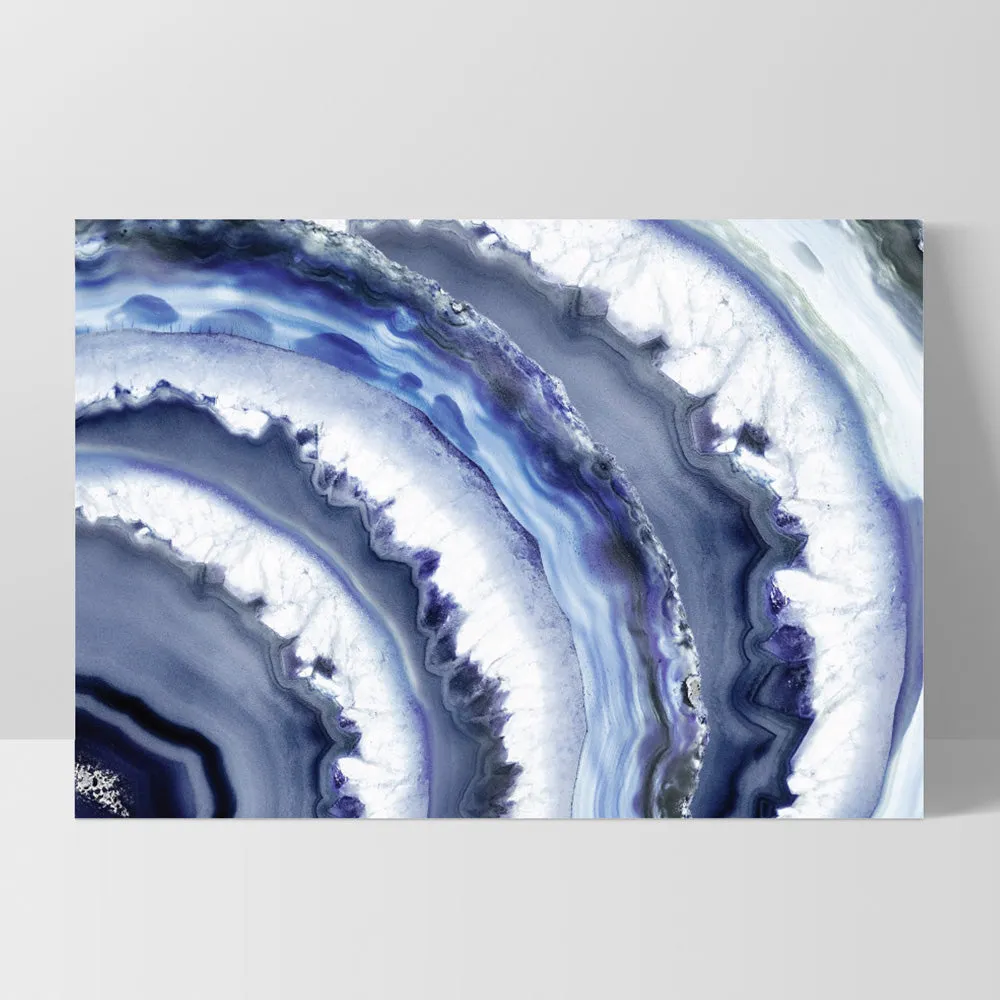 Agate Slice Geode Purple - Art Print