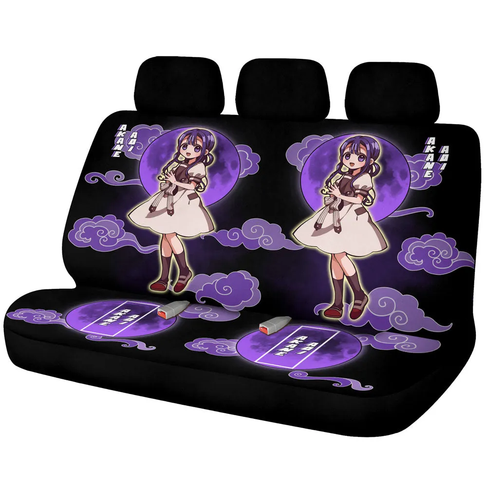 Akane Aoi Car Back Seat Covers Custom Hanako-kun Car Accessories