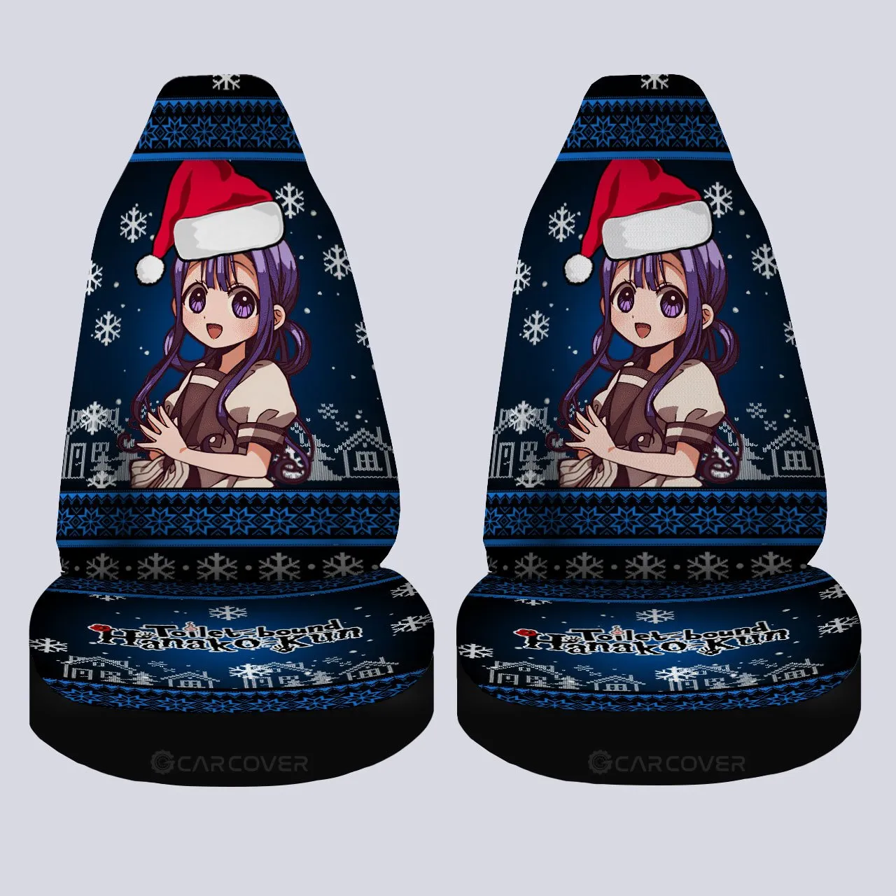 Akane Aoi Toilet-Bound Hanako-kun Car Seat Covers Custom Anime Christmas Car Accessories