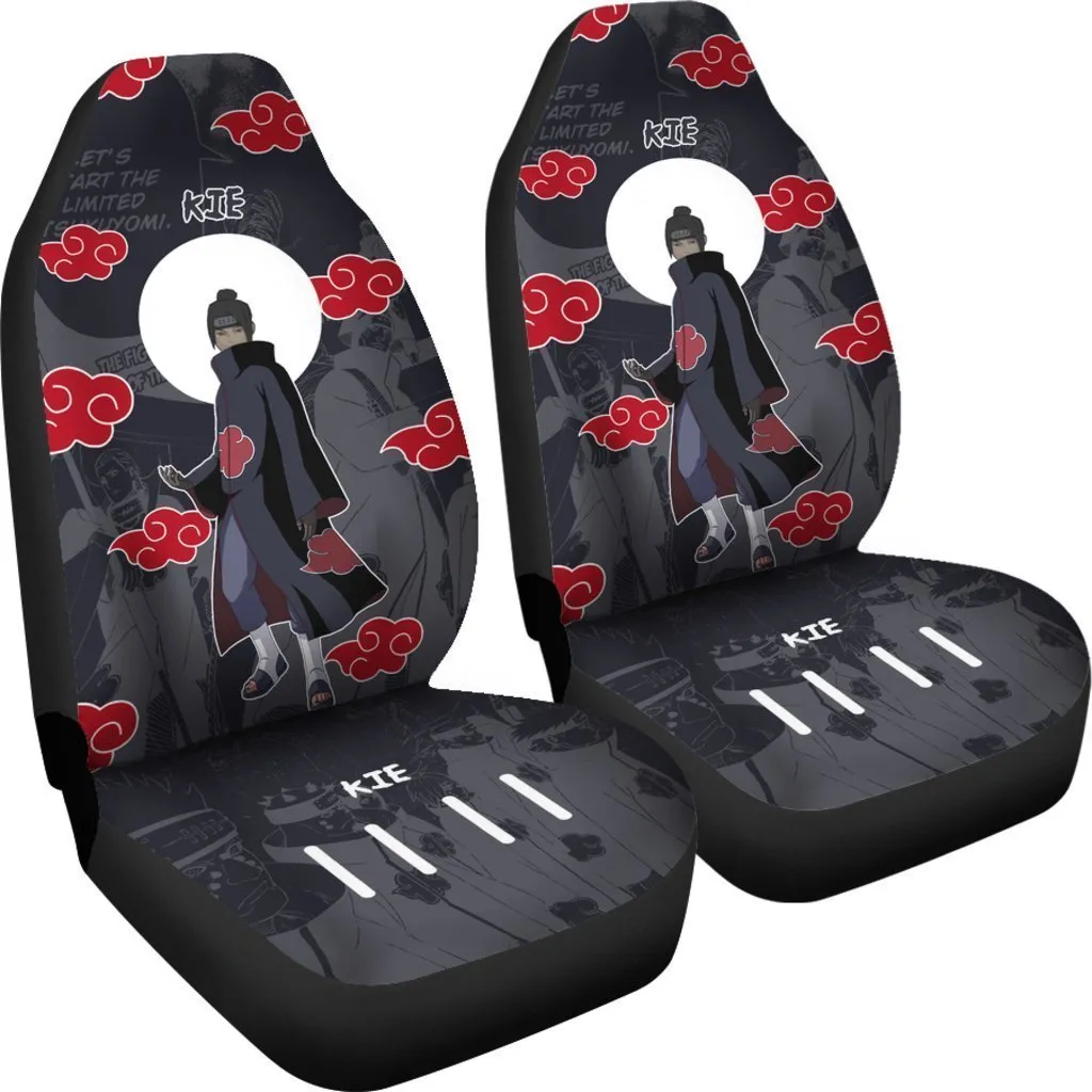 Akatsuki Kie Car Seat Covers Custom Anime Car Accessories