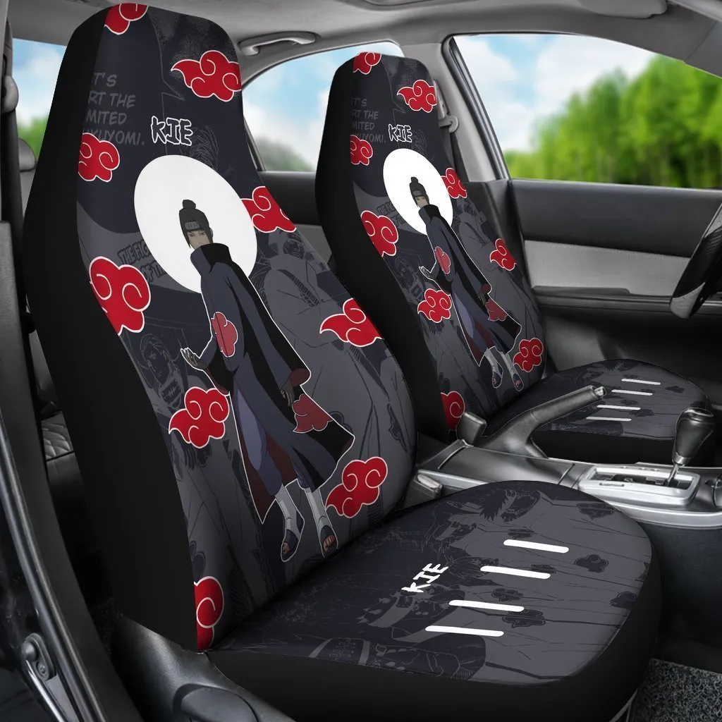 Akatsuki Kie Car Seat Covers Custom Anime Car Accessories