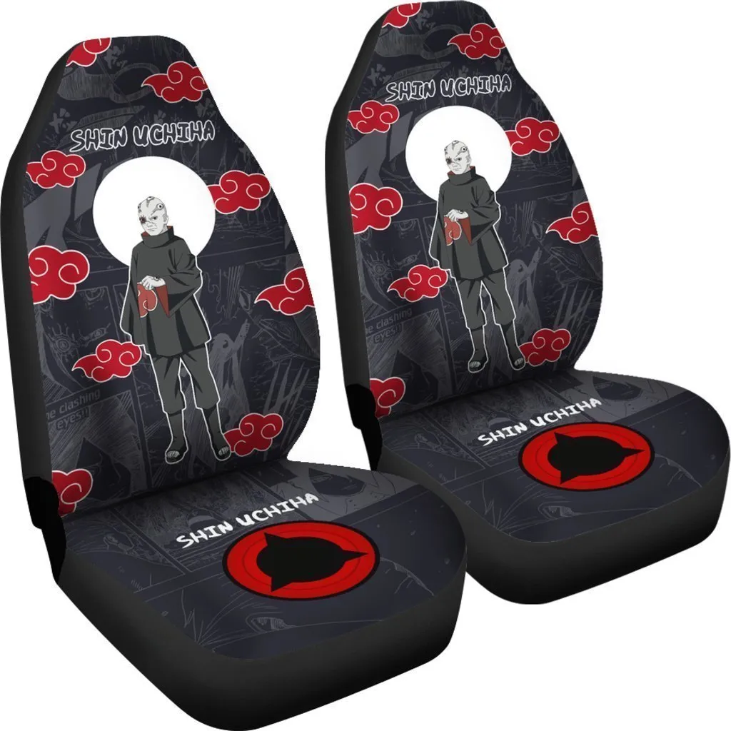 Akatsuki Shin Car Seat Covers Custom Anime Car Accessories