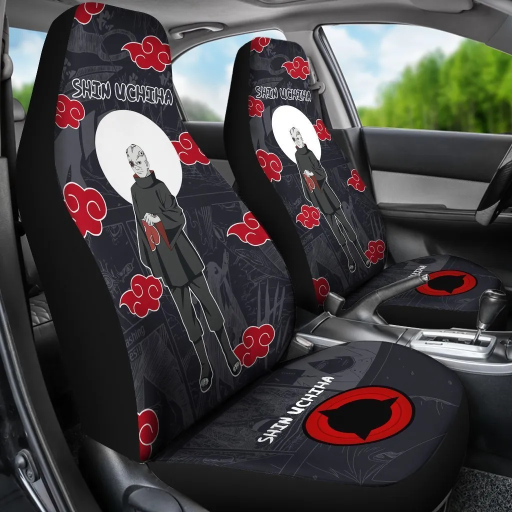 Akatsuki Shin Car Seat Covers Custom Anime Car Accessories