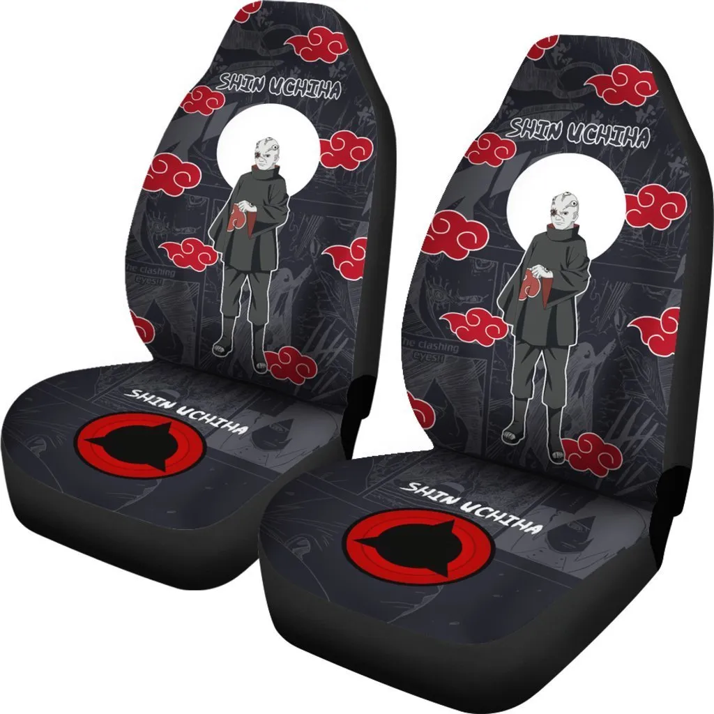 Akatsuki Shin Car Seat Covers Custom Anime Car Accessories