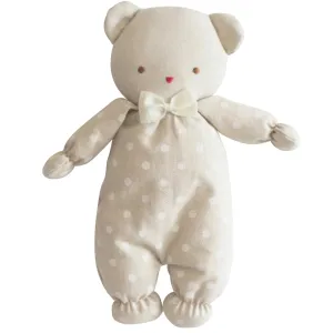 Alimrose Baby Ted White Linen Spot