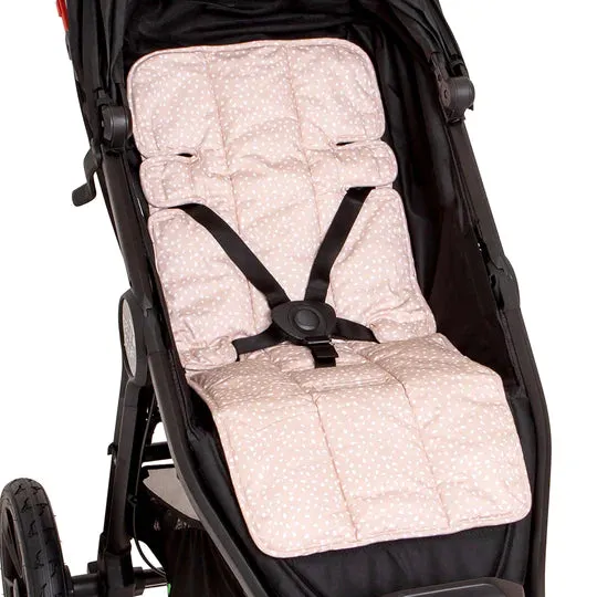 All 4 Ella Pram Liner - Beige Dots