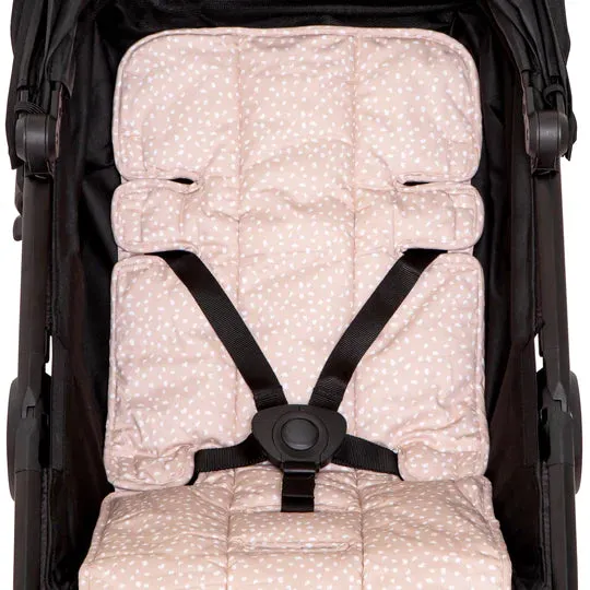 All 4 Ella Pram Liner - Beige Dots