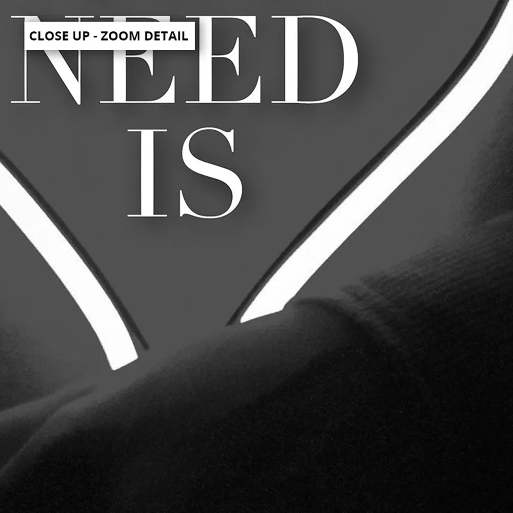 All you need is Love (neon) - Art Print