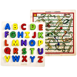 Alphabet Toy with Snakes and Ladders Set