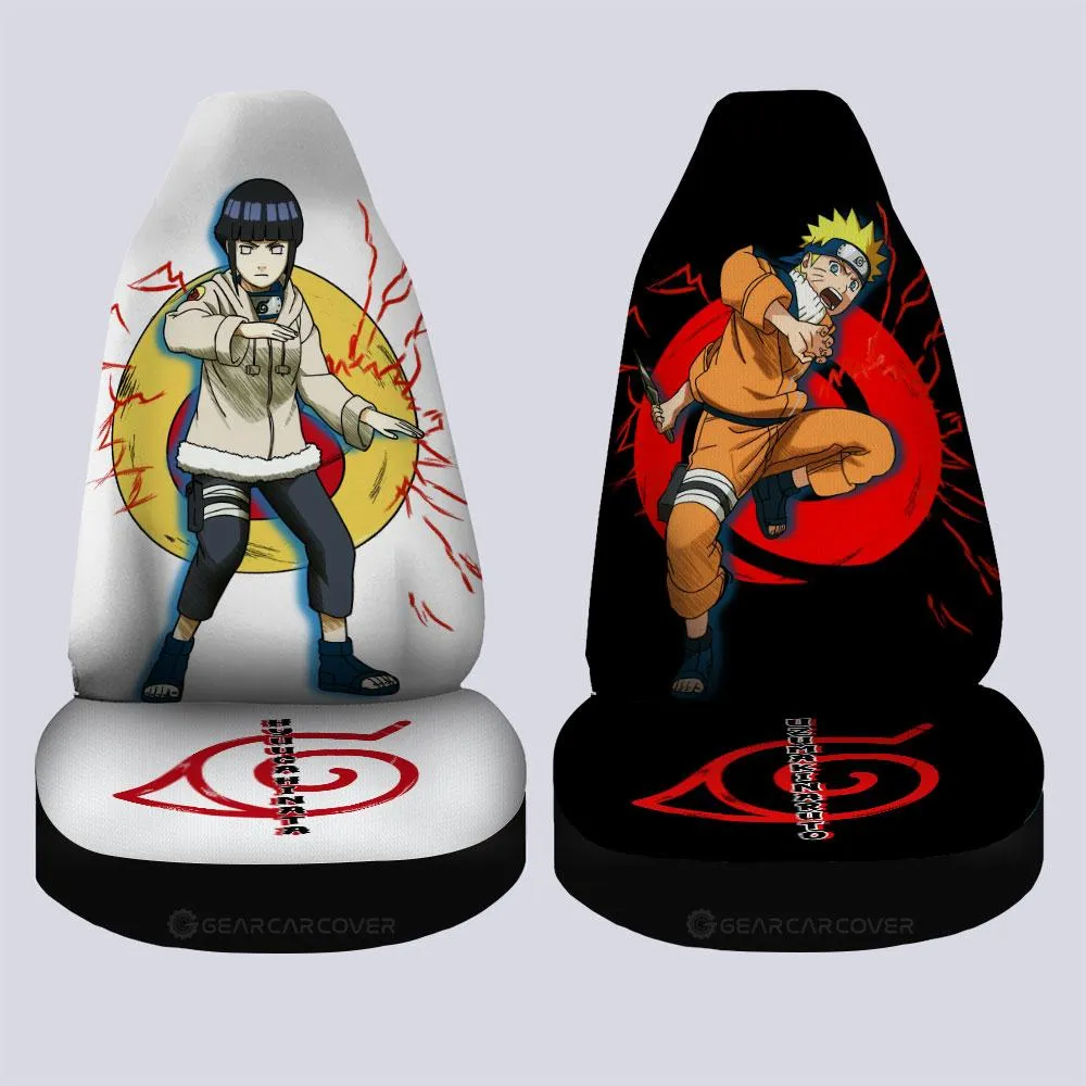 And Hinata Car Seat Covers Custom For Anime Fans