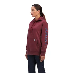 Ariat Women's Rebar Graphic Hoodie Port Heather