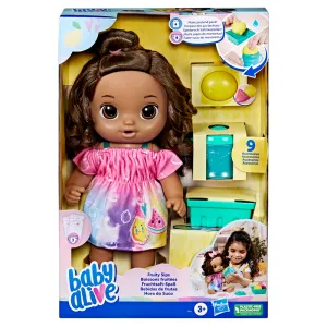 Baby Alive Fruity Sips Baby Doll Brown Hair