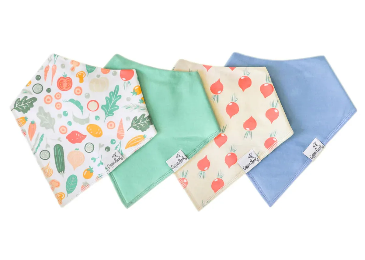 Baby Bandana Bibs - Veggies