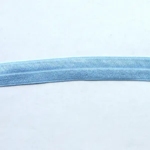 Baby Blue Fold-Over Elastic Trim