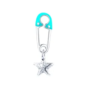 Baby Boy Pin Charm 925 Sterling Silver