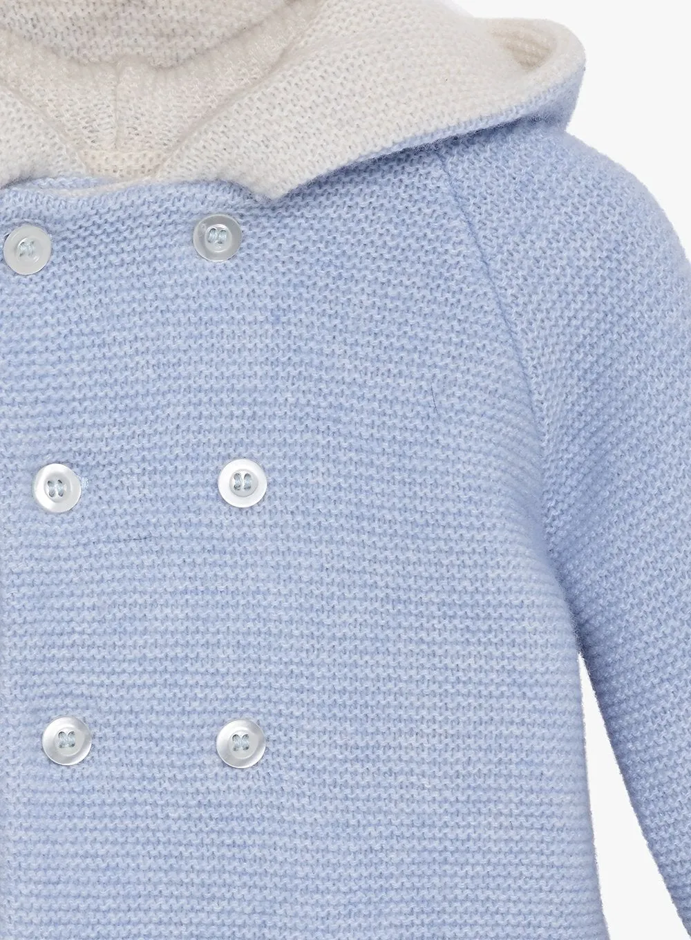 Baby Teddy Coat in Pale Blue