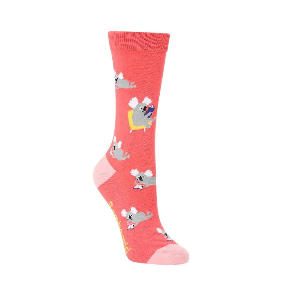 Bamboozld: Womens Scholar Koala Bamboo Sock