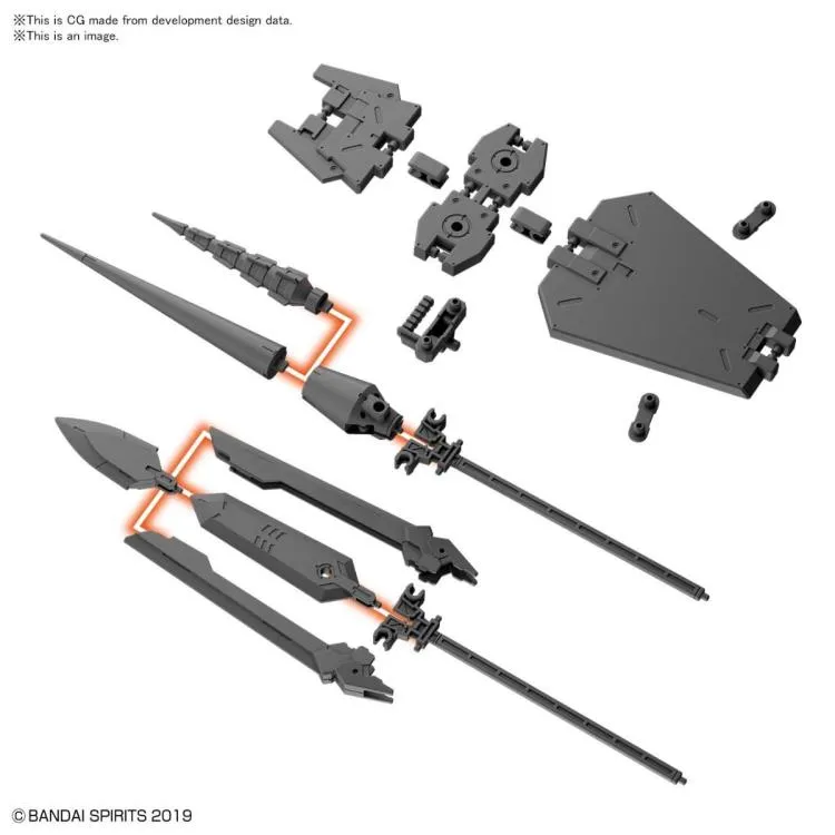 Bandai 30 Minutes Missions 30MM #W-09 1/144 Option Part Set 3 Model Kit