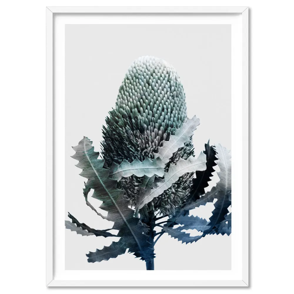 Banksia Blues Abstract II - Art Print