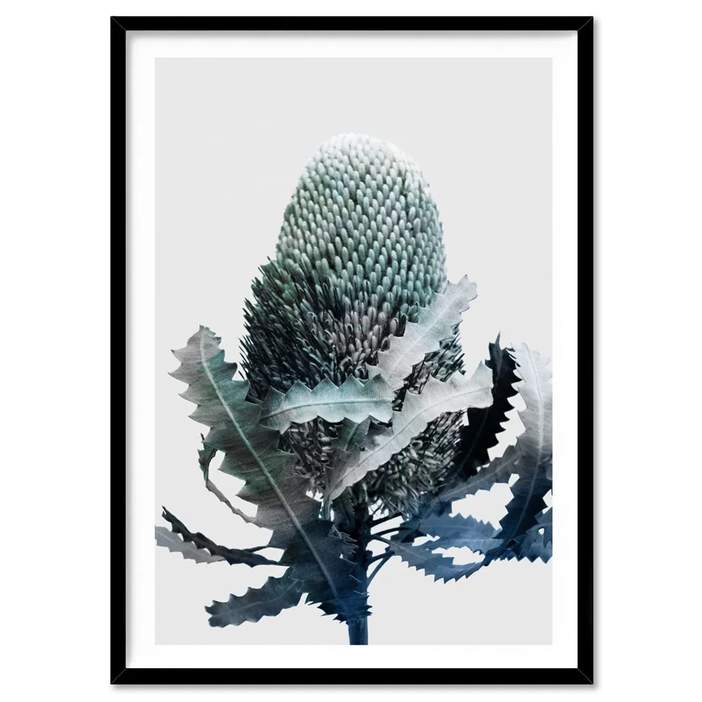 Banksia Blues Abstract II - Art Print