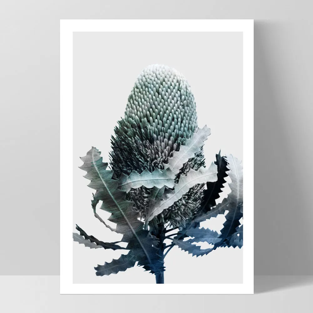 Banksia Blues Abstract II - Art Print