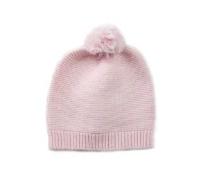 Beanstork Pink Beanie (Size NB-12M)