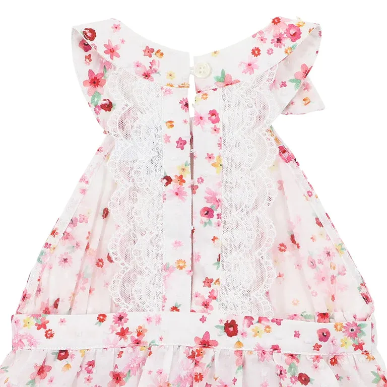 Bebe By Minihaha Hazel Lace Back Playsuit - Hazel Print