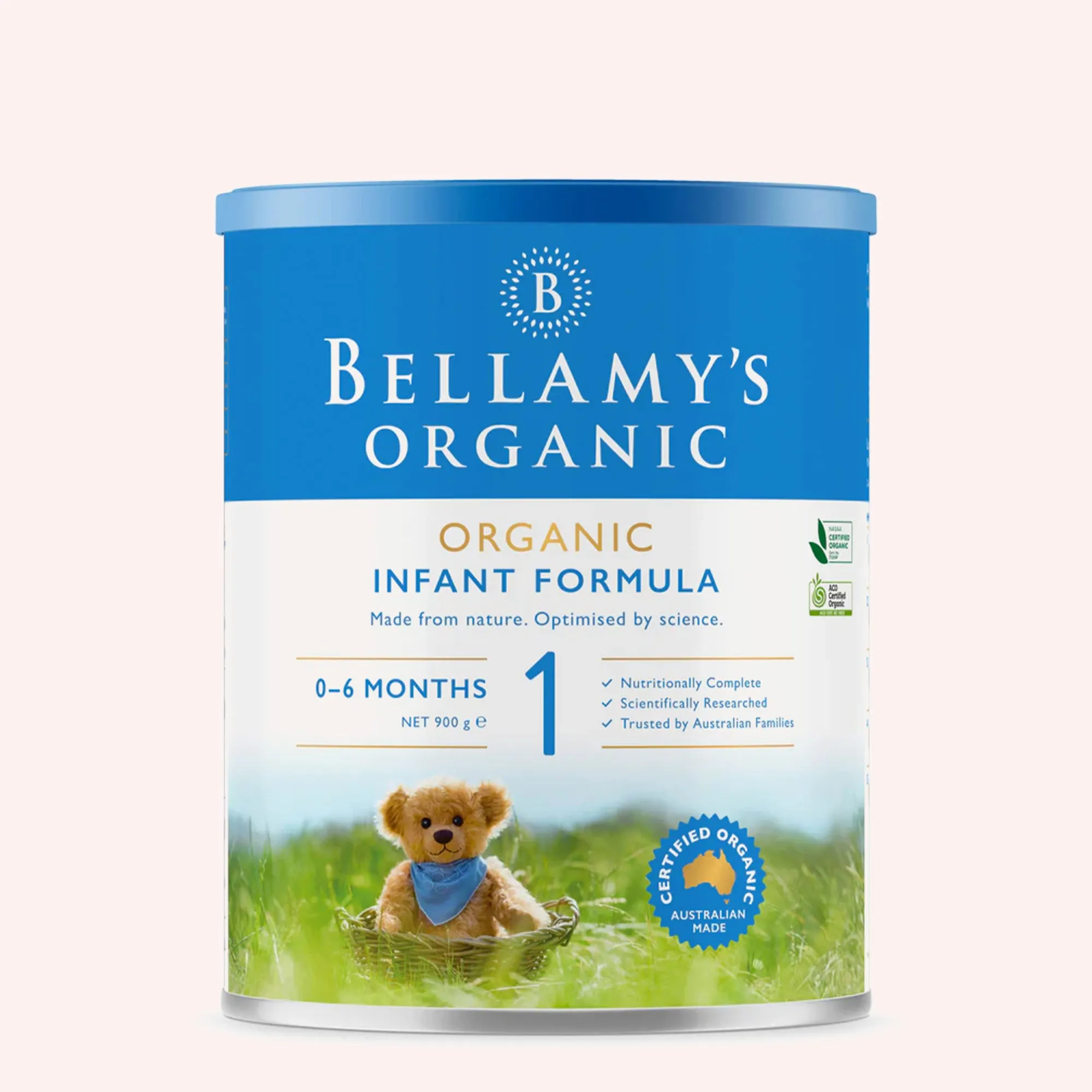 Bellamy's Organic - Step 1 Infant Formula - 0-6 Months - 900g