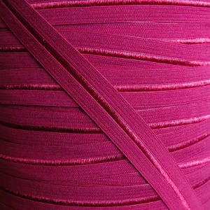 Berry Red Fold Over Elastic Trim