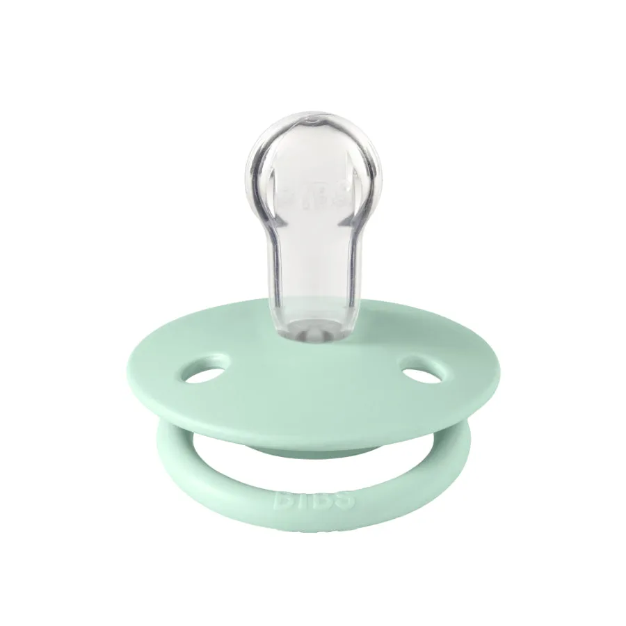 BIBS De Lux Silicone Pacifier 2 Pack - Nordic Mint/Island Sea