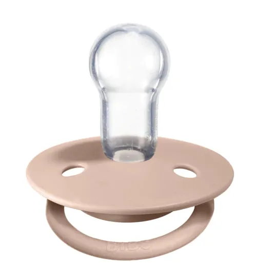 BIBS Pacifier De Lux Silicone 2 PK Ivory / Blush